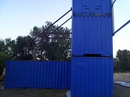 US-23 Drive-In Theater - New Screen Summer 2009 From Ron Gross (newer photo)